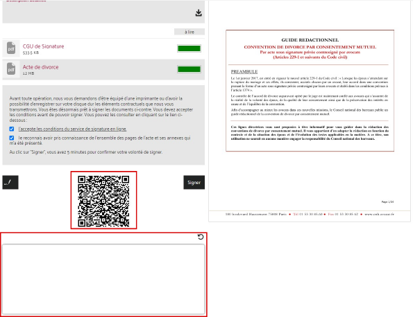 CNB FAQ e-DCM Signature manuscrite Parties 5