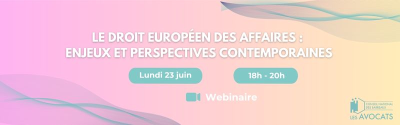Droit européen des affaires 