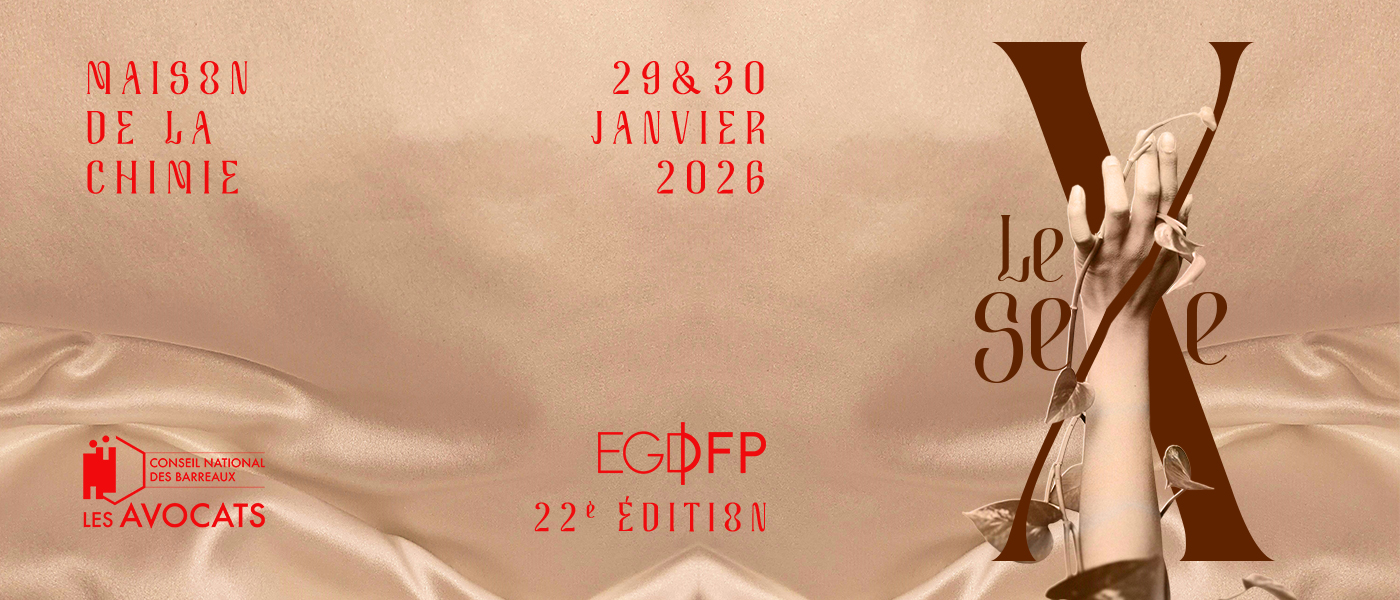 Etats généraux du droit de la famille 2026 - le Sexe